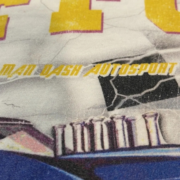 BoobooMAN auto sport race car white T-shirt size S - Picture 9 of 12